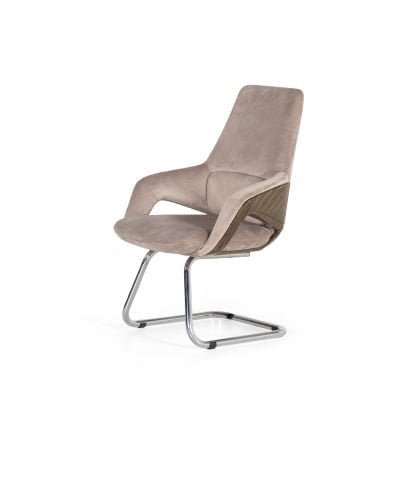 Fende Ahşap U Misafir Koltuğu