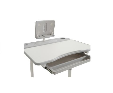 Timob Mini Yükseklik ve Eğim Ayarlı Çalışma Masası Beyaz-Gri