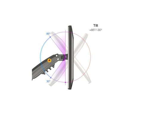 Timob Nb North Bayou H100 Tek Kol Amortisörlü Profosyonel Monitör Standı