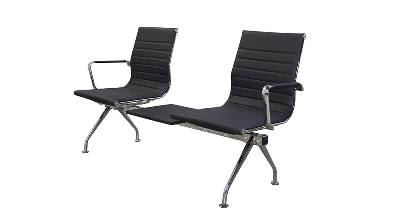 Nova Deri Sehpalı Bekleme Koltuğu