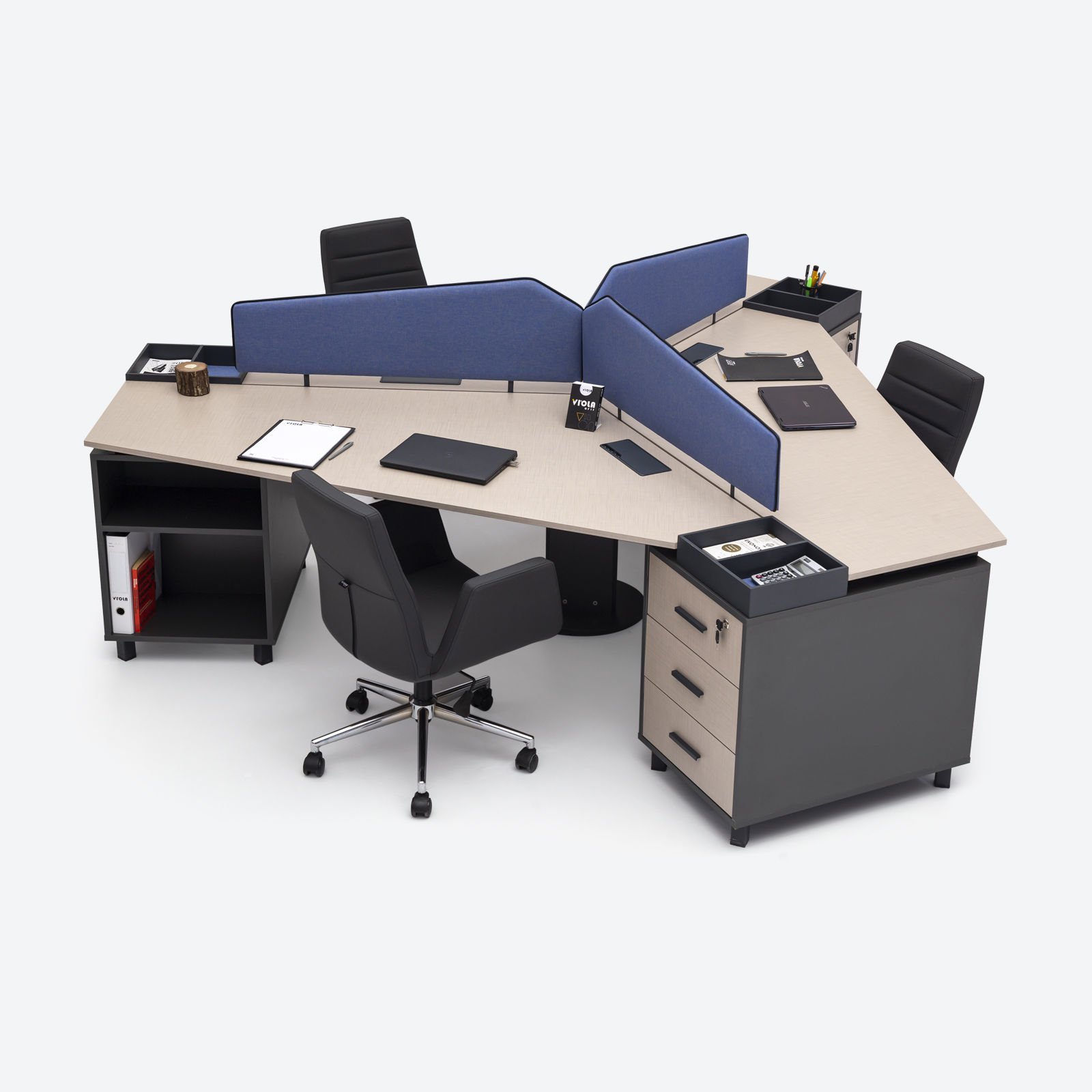 Trio Üçlü Workstation