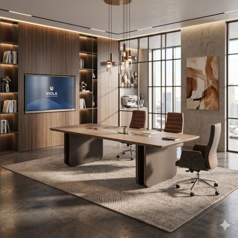Spoty Wood Toplantı Masası