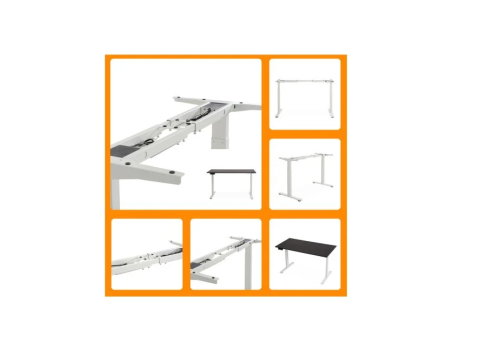 Timob Çift Motor Elektrikli Yükseklik Ayarlı Masa Mekanizması(Tabla dahil değildir)